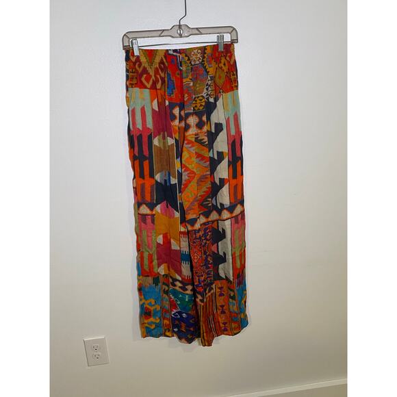 Anthropologie outfit set Lively Abstract Pant Set Ranna Gill SZ XS - Picture 11 of 14